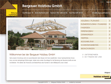 Tablet Screenshot of bergauerholzbau.ch